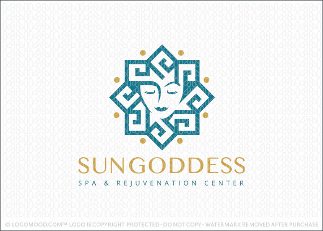 Sun Goddess Logo For Sale