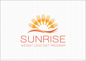 Sunrise Healthy Eating Logo For Sale