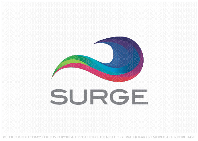Surge Wave Logo For Sale