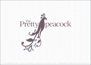 The Pretty Peacock Logo For Sale