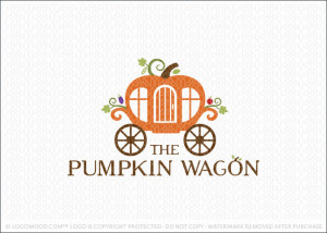 The Pumpkin Wagon Logo For Sale