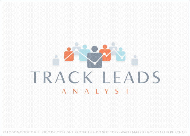 Track Leads Analyst Logo For Sale