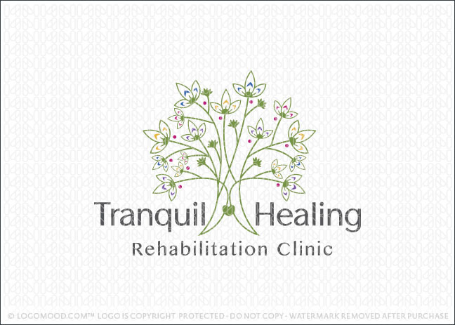 Tranquil Healing Logo For Sale