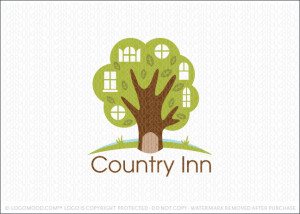 Tree House Country Inn Logo For Sale