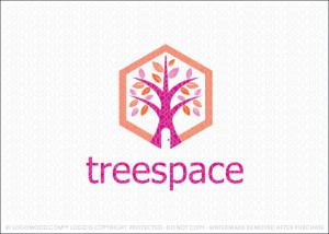 Tree Space House Logo For Sale