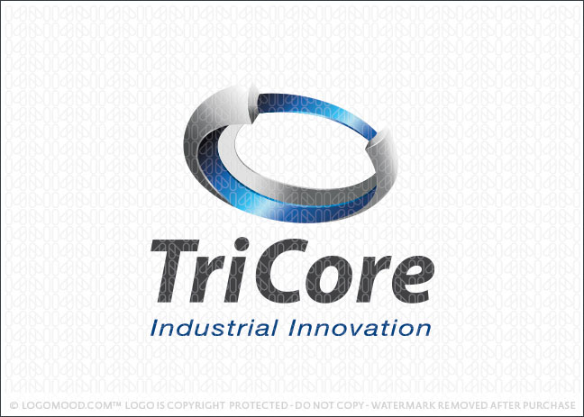 Tri Core 3D Design Logo For Sale