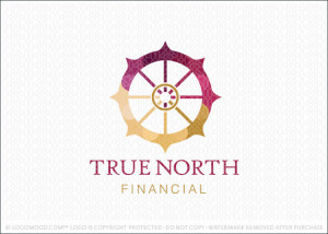 True North Compass Wheel Logo For Sale