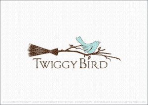 Twiggy Bird Logo For Sale