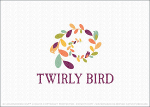Twirly Bird Logo For Sale