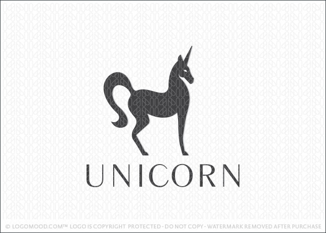 Unicorn Horse Logo For Sale