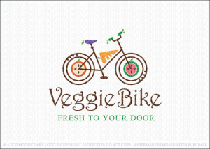 Veggie Bike Logo For Sale