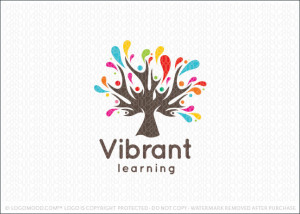 Vibrant Learning People Logo For Sale
