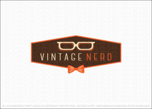 Vintage Nerd Logo For Sale