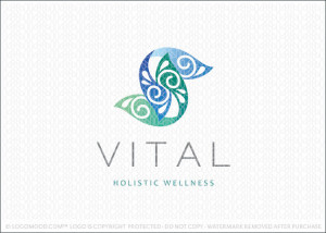 Vita lHolistic Wellness Logo For Sale