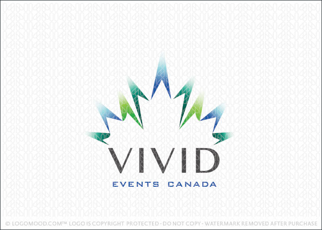 Vivid Events Canada Logo For Sale