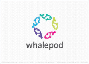 Whale Pod Logo For Sale