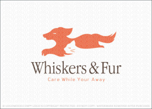 Whiskers & Fur Logo For Sale