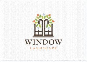 Window Landscape Tree Logo For Sale
