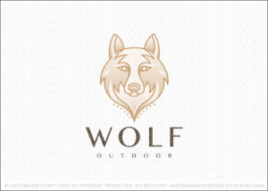 Wolf Head Outdoors Logo For Sale