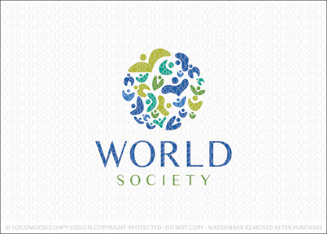 World Society Globe Logo For Sale
