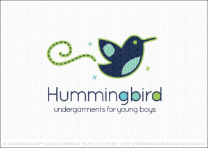 Young Hummingbird Logo For Sale
