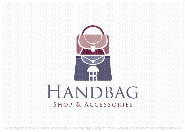 handbag Shop and Accessories Logo For Sale