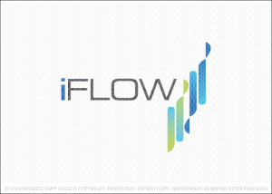 iflow Abstract Lines Logo For Sale