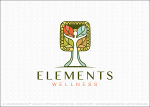 Elements Wellness Logo for Sale