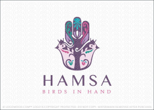 Hamsa Birds Company Logo For Sale