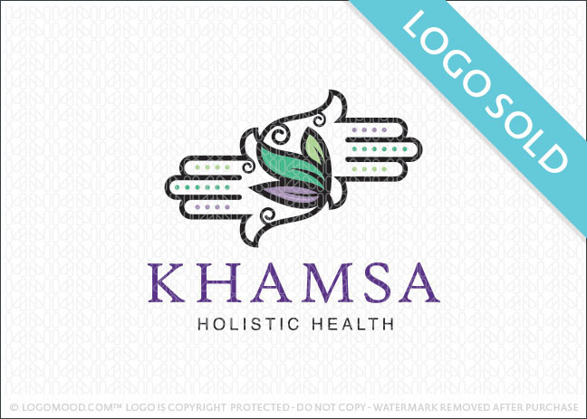 Khamsa Holistic Health hands Logo Sold