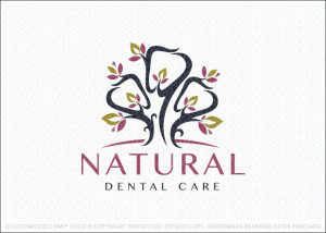 Natural Dental Care Ready Made Logo For Sale