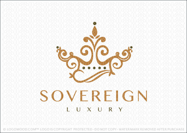 Luxury Crown Company Logo For Sale