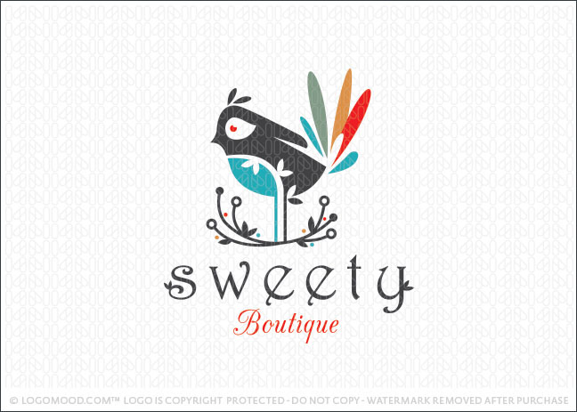 Sweety Bird Logo For Sale