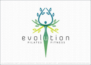 Evolution Holistic Pilates Company Logo For Sale