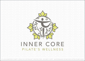 Pilates yoga natural wellness Company Logo For Sale