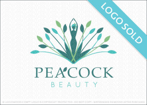 peacock beauty sold logo