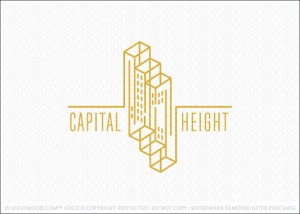 Commercial Real Estate Building Company Logo For Sale