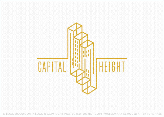 Commercial Real Estate Building Company Logo For Sale