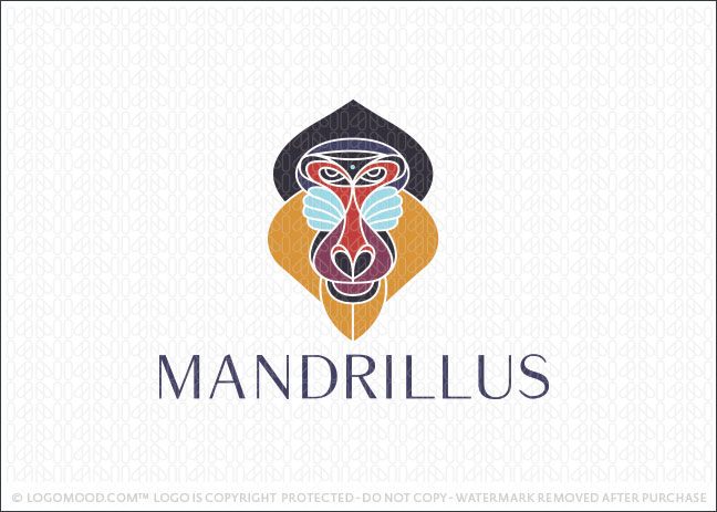 Mandrills Monkey Logo Design For Sale