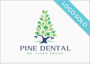 Pine Dental Tree Logo Sold