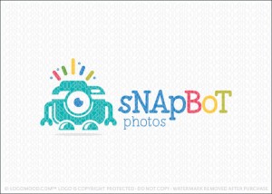 Camera Robot Photography Logo For Sale