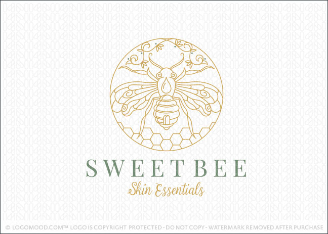 Readymade Logos for Sale Sweet Bee | Readymade Logos for Sale