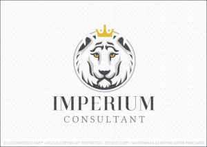 White Lion King Company Logo For Sale