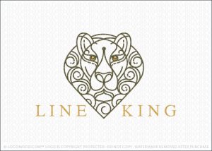 Lion Animal Elegant Logo For Sale