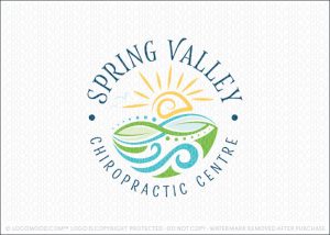 Spring Valley Chiropractic Company Logo For Sale
