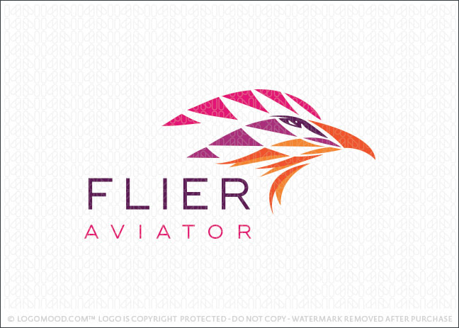 Eagle Flier Aviator Company Logo For Sale