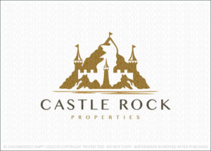 Mountain Summit Castle Logo For Sale