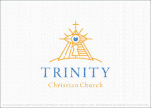 Trinity Pyramid Christian Church Logo For Sale