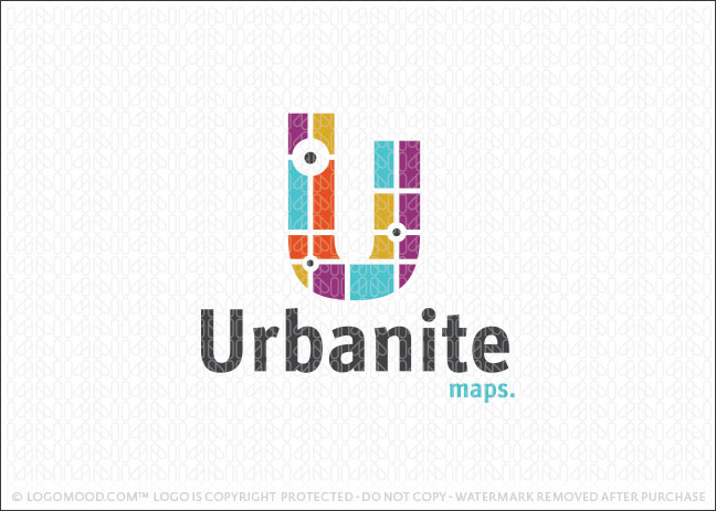 Urban City Maps Logo For Sale