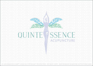 Woman Beauty Acupuncture Medical Holistic Logo For Sale
